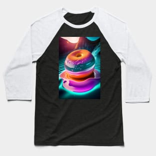 Giant Donuts in a jelly pool Baseball T-Shirt